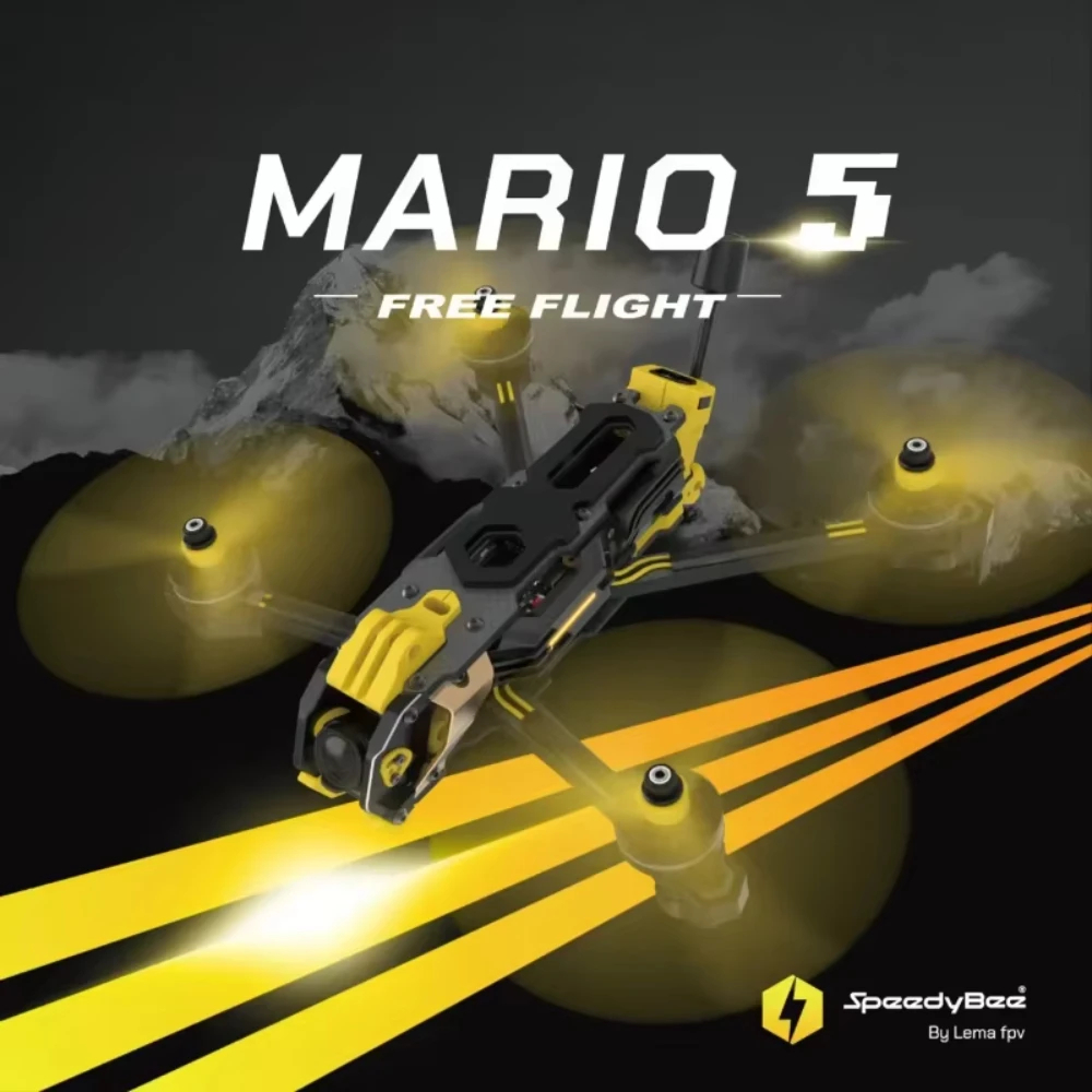 Drone Racing Propeller - Speedybee Mario 5 O4 Çerçeve Kiti,