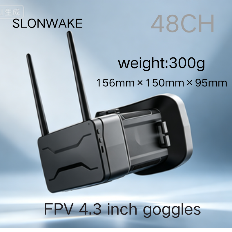 5.8G FPV Gözlüğü 4.3 İnç 480*2 - Drone Racing Antenna incelemesi ve fiyatı